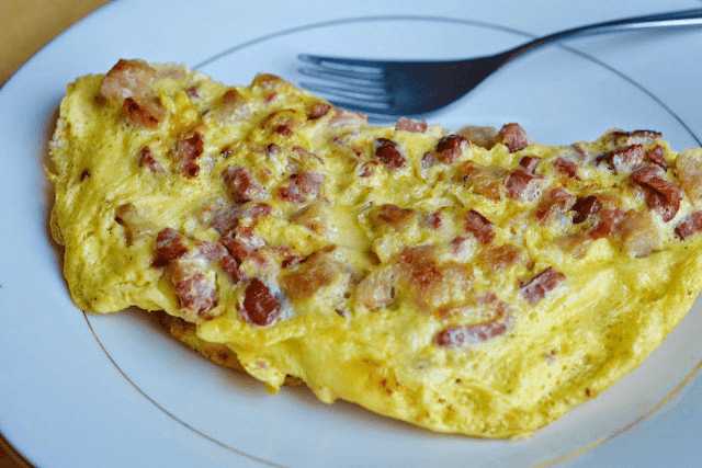 Omelette With Meat Lebanon Style