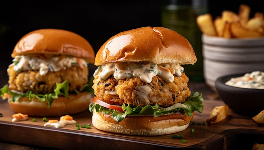 Fried Chicken Burger