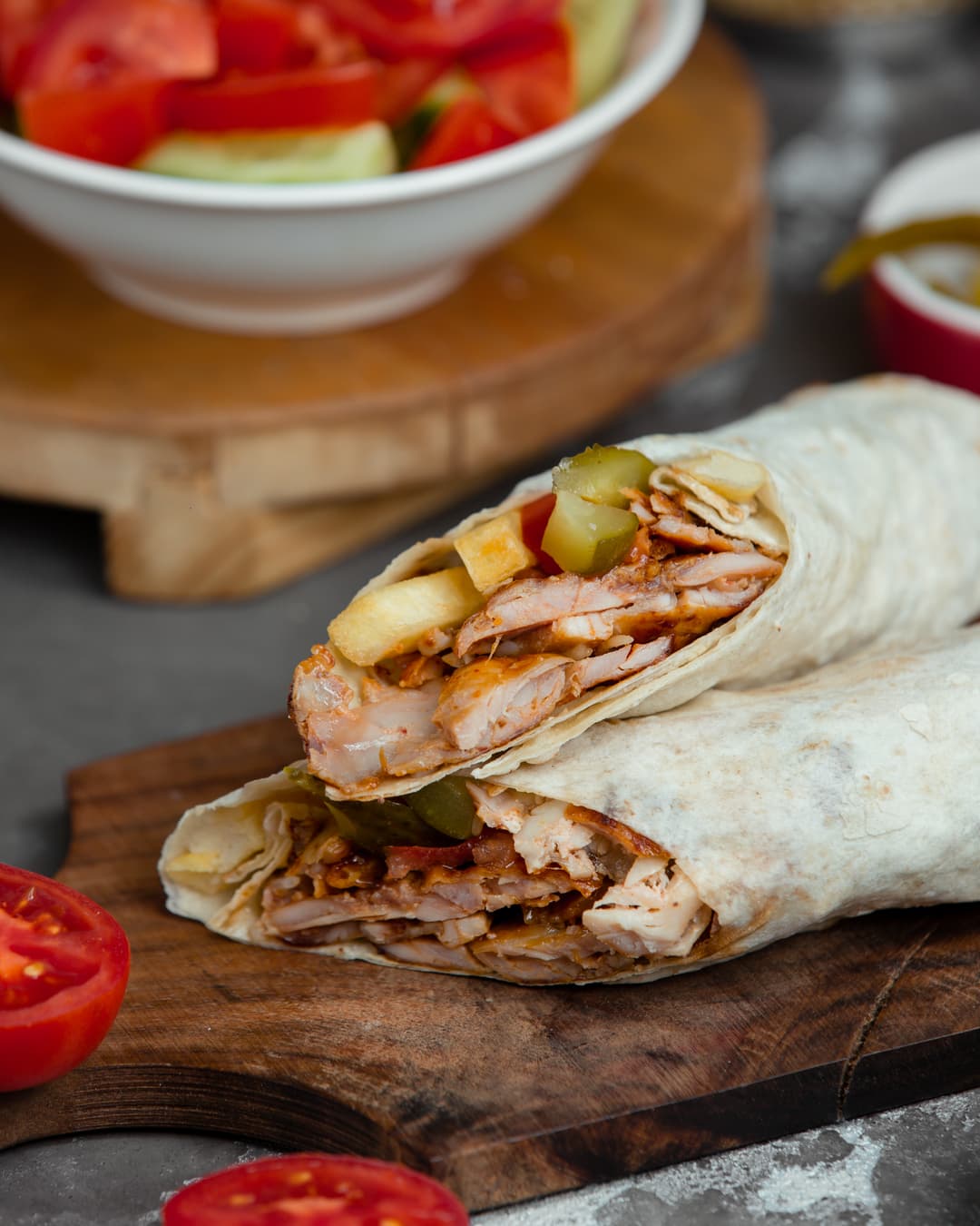 Lava Halloumi Wrap